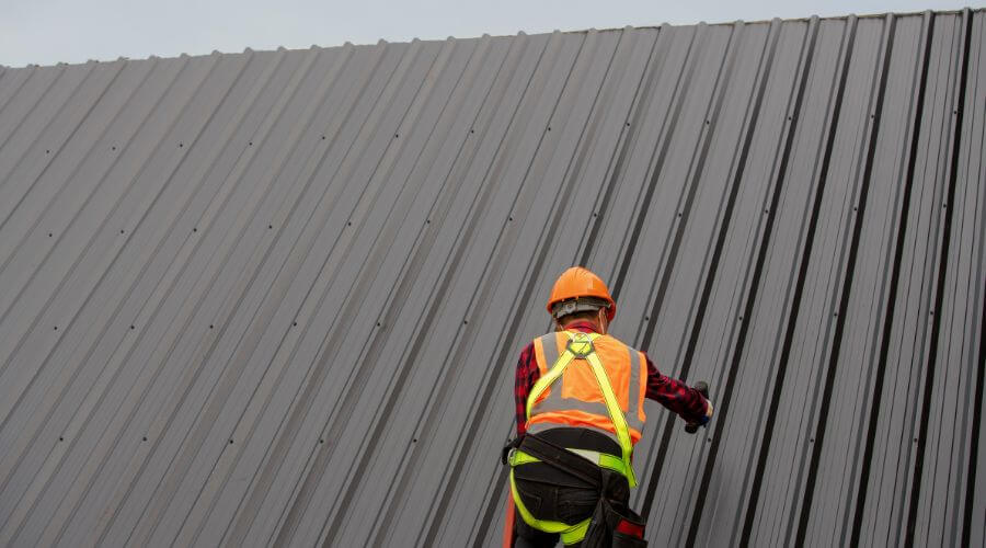 Professional metal roof installation services in Centerpoint, IN